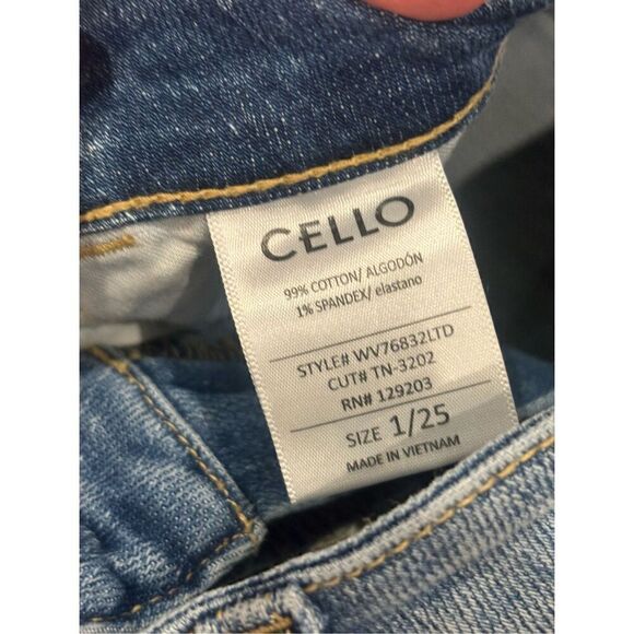 Cello distressed, skinny jeans size 1/25 - Picture 9 of 12